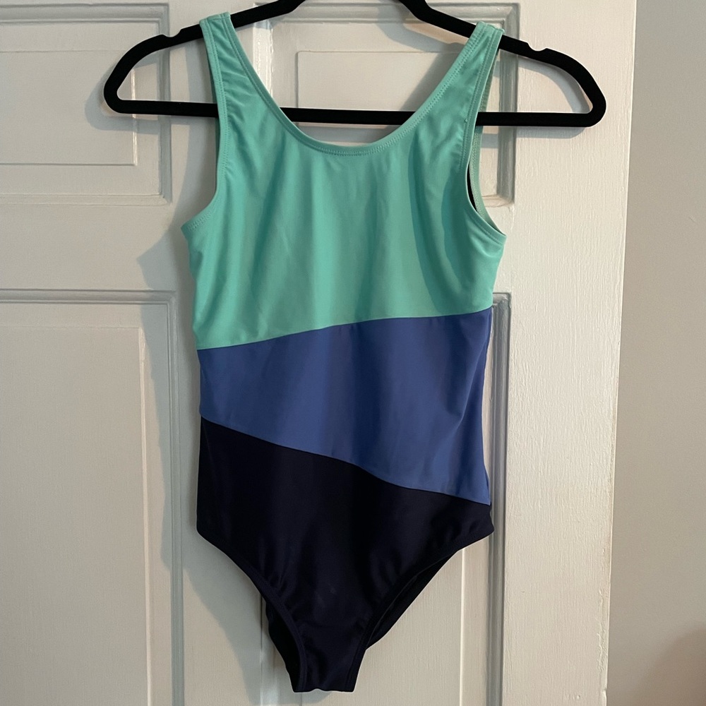 Gap girls color block one piece